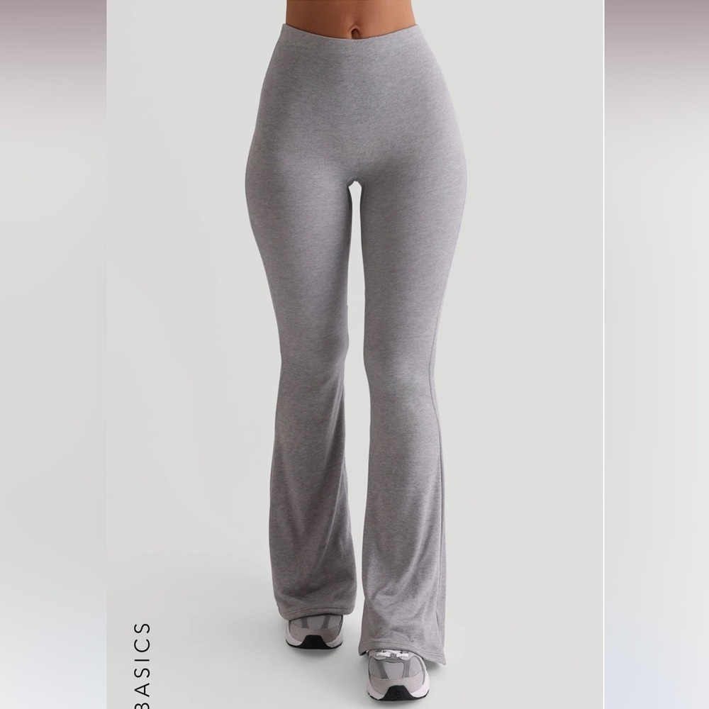 MyOutfitOnline PRO-TECHNICAL FLARED LEGGINGS - HEATHER GRAY